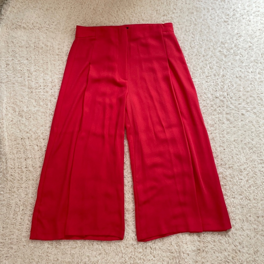 Zara watermelon culottes
